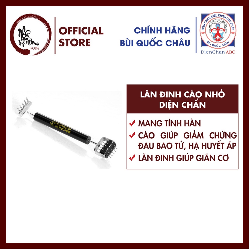 Lăn Đinh Cào Nhỏ Dụng Cụ Diện Chẩn Bùi Quốc Châu Chính Hãng
