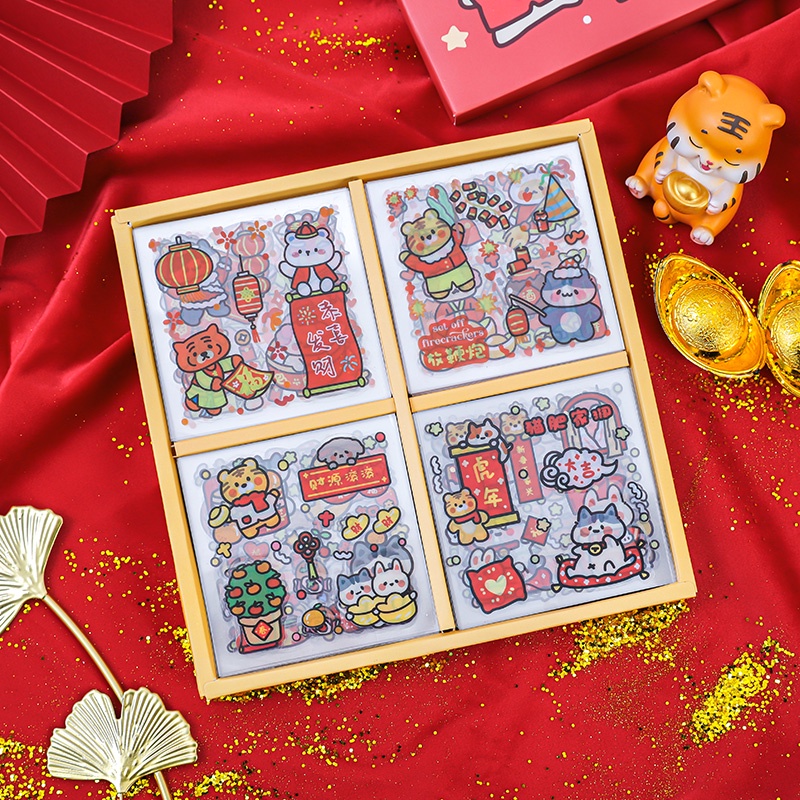 Set 10 tấm sticker dễ thương trang trí sổ tay bullet journal - set ngẫu nhiên