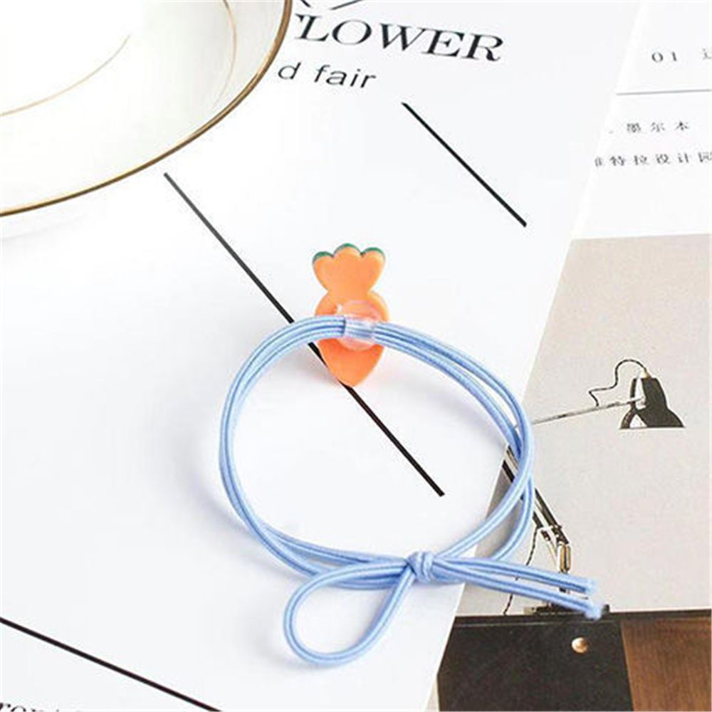 Dây Buộc Tóc Cao Su Co Giãn Nhiều Màu Sắc Phong Cách Hàn Quốc Cho Nữ