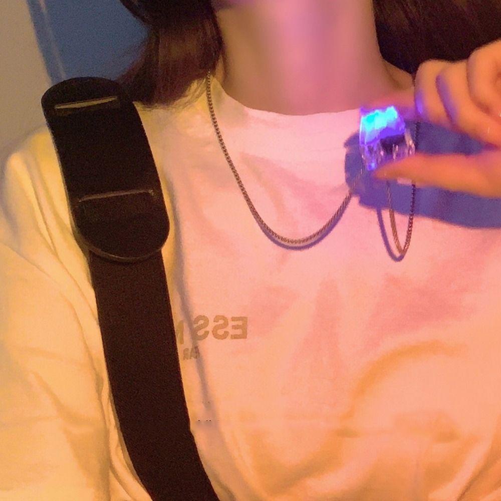 Vòng cổ Unisex Mặt Nút Bàn Phím Và Hình Học Đơn Giản Cá Tính Thời Trang