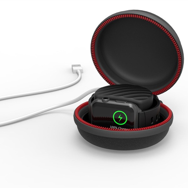 Hộp sạc di động cứng có đế đỡ thích hợp cho Apple Watch 1 2 3