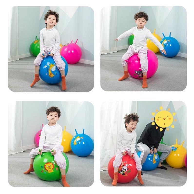 Đồ Chơi Bóng Nảy Kèm Tay Cầm Vui Nhộn Dành Cho Bé 3-6 Tuổi