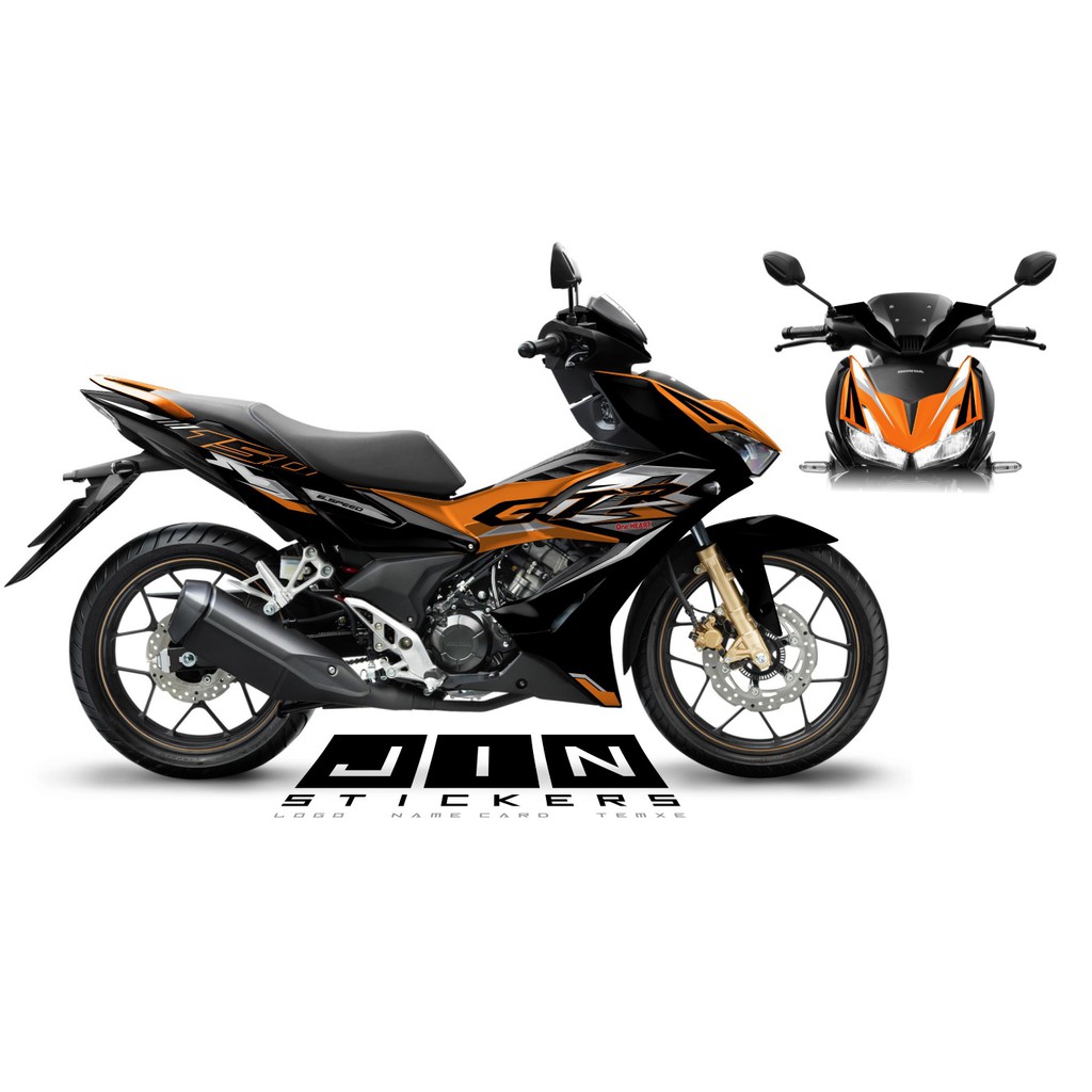 Tem GTR Đen Cam WINNER X