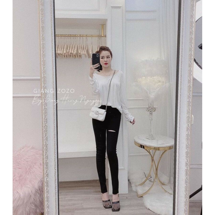 [Mã FAMARAL1 giảm 10K đơn 50K] Áo xích hở lưng