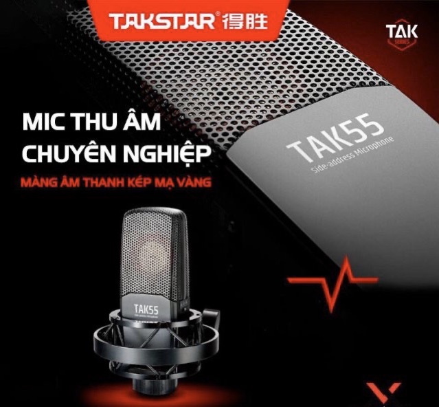 Mic Thu Âm Takstar TAK55 (CHÍNH HÃNG TAKSTAR)
