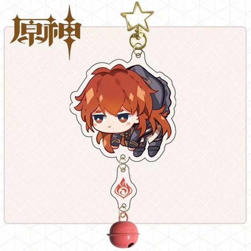 Móc khóa acrylic phong cách Genshin Impact Venti độc đáo