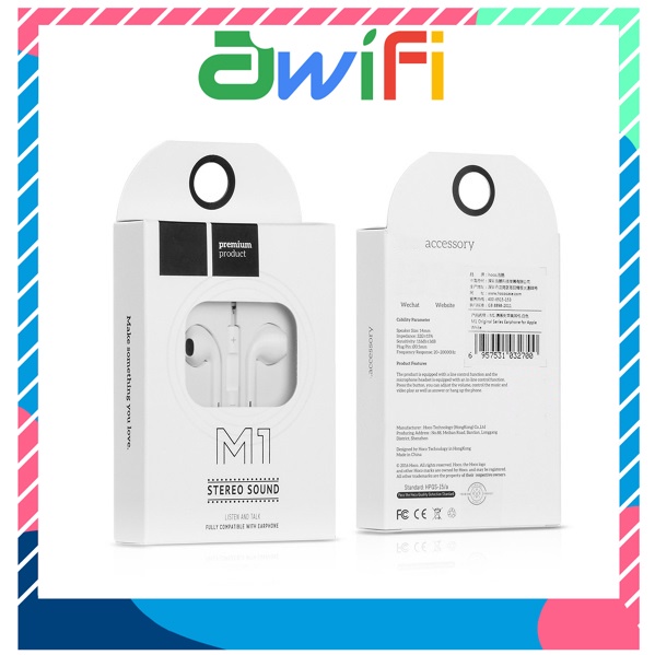 Tai Nghe Chính hãng M1 Cho Phụ Kiện - Awifi Case L2-2