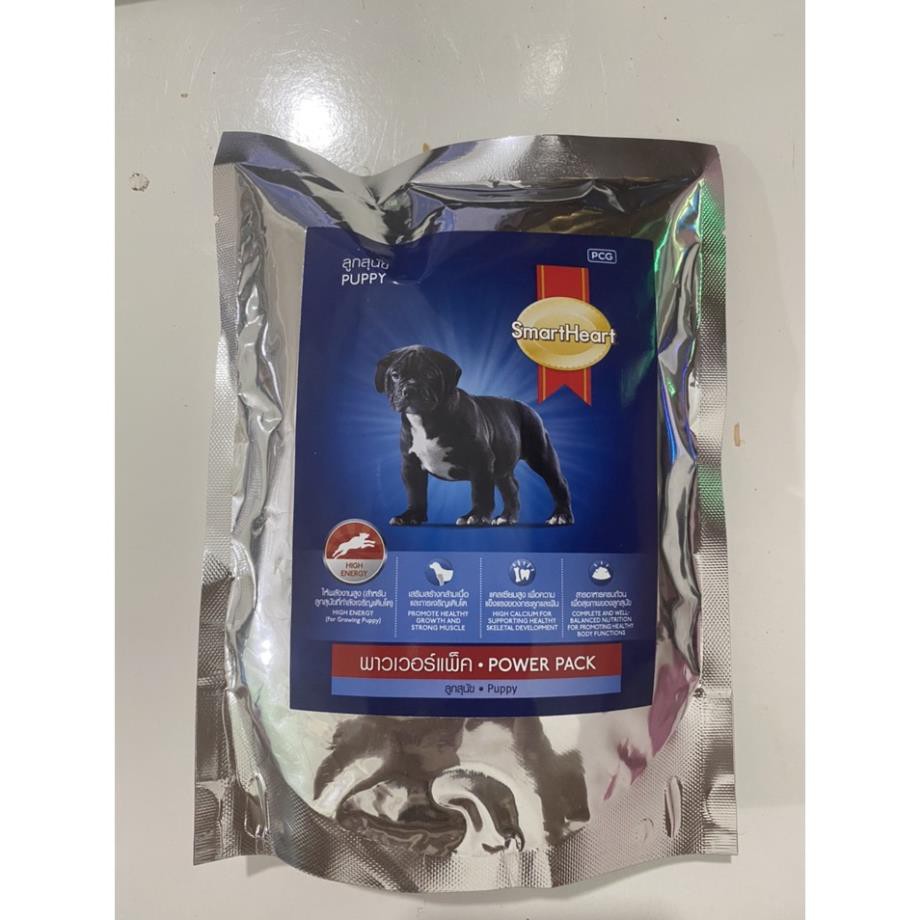 (Gòi nhỏ 300gr) SmartHeart Power Pack Puppy gói 300gr dành cho chó con tăng cơ chắc xương