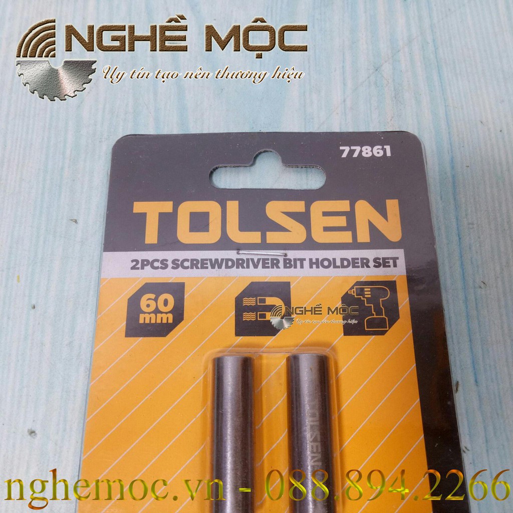 BỘ 2 VÍT BẮN TÔN DÀI, LẮP MŨI VÍT  60mm 77861 Nghề Mộc