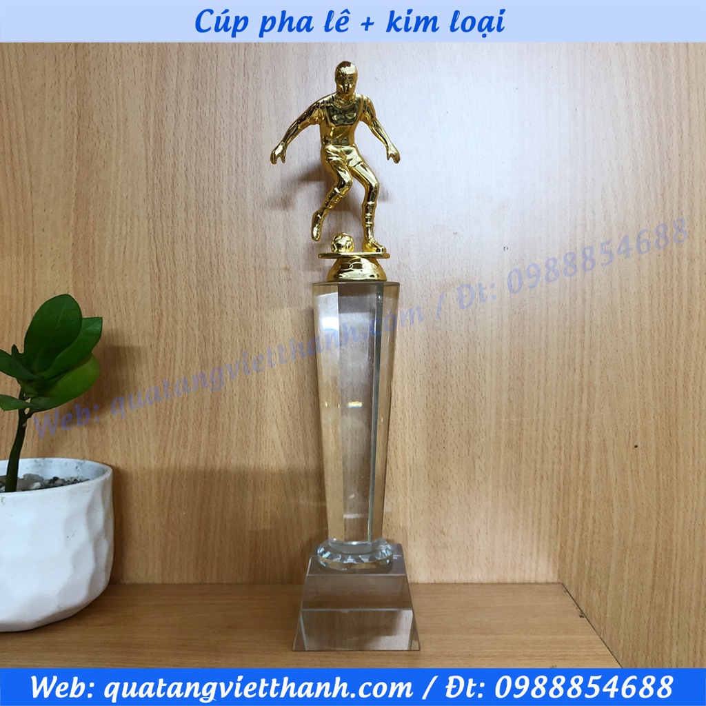 CÚP PHA LÊ KIM LOẠI (MẪU GIẢI BÓNG ĐÁ KL CAO)