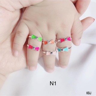 nhẫn bạc cho bé - nhẫn mèo kitty bạc 925