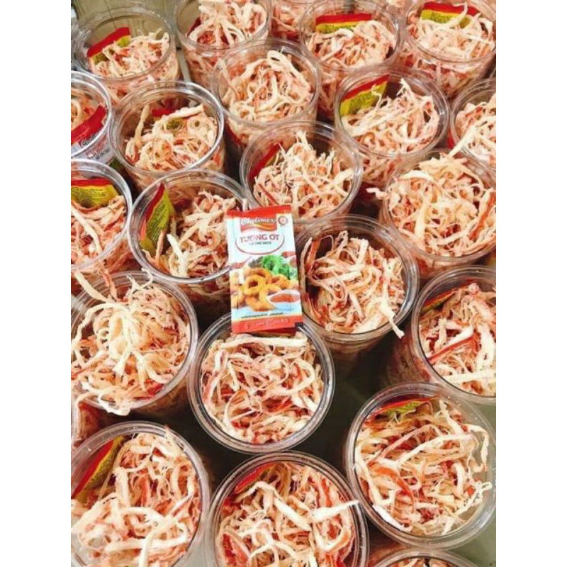 250gram Mực hấp nước dừa xé loại ngon