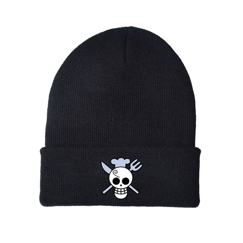 Mũ len beanie họa tiết Luffy Law trong One Piece cho nam và nữ