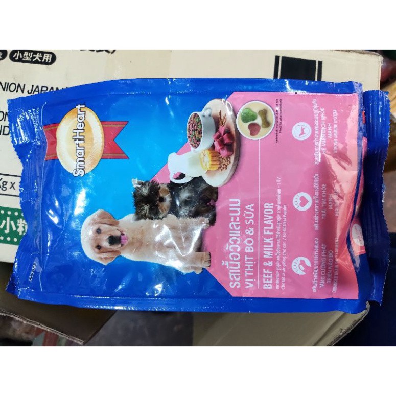 Thức ăn cho chó Smartheart 400g - Hạt cho chó con, chó lớn QPets