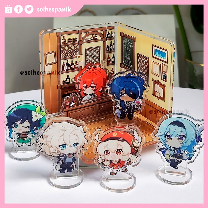 Tượng Mica/Standee Genshin Impact MINI