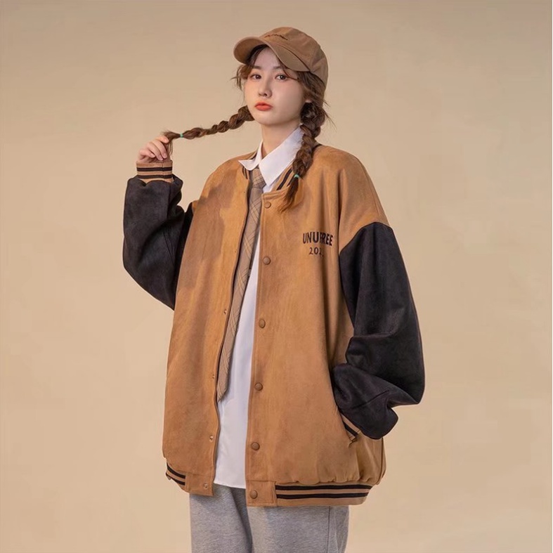 Áo khoác bomber nữ nam vintage TMs501