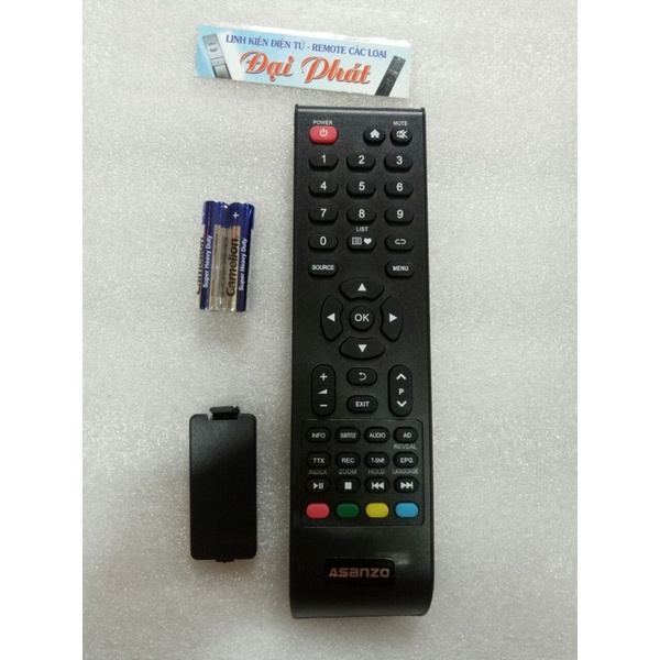 Điều khiển Tivi Asanzo LCD Trái Tim Ngôi Nhà ( Hàng Zin Theo Máy Mới 100% )