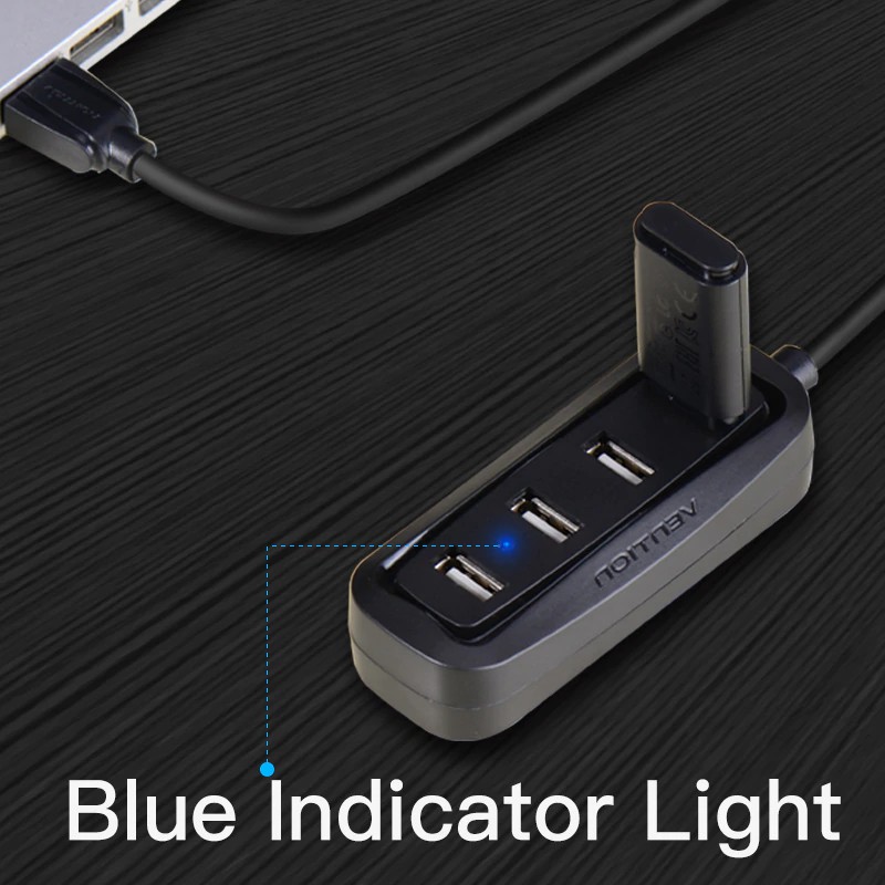 Đầu chia 4 cổng USB2.0 OTG có kèm dây