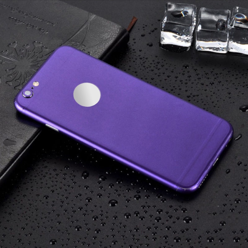 Miếng dán màu cho mặt lưng và viền cạnh điện thoại  Compatible For iPhone X 6s 7 8 Plus