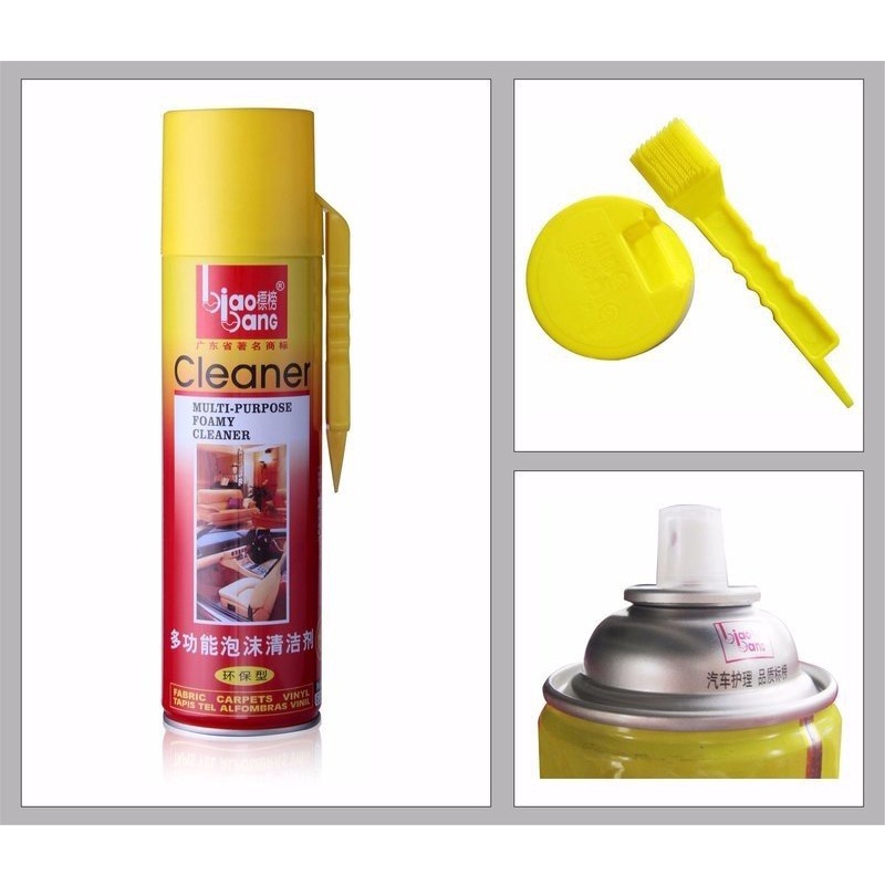 Chai dầu thơm làm sạch và lau bóng nội thất ô tô Biaobang Hando 620ml