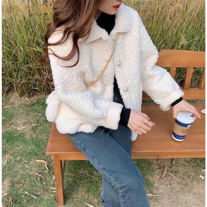 Set áo khoác lông kèm túi Phong cách Hàn Quốc MaiRin Fashion CD148 | BigBuy360 - bigbuy360.vn