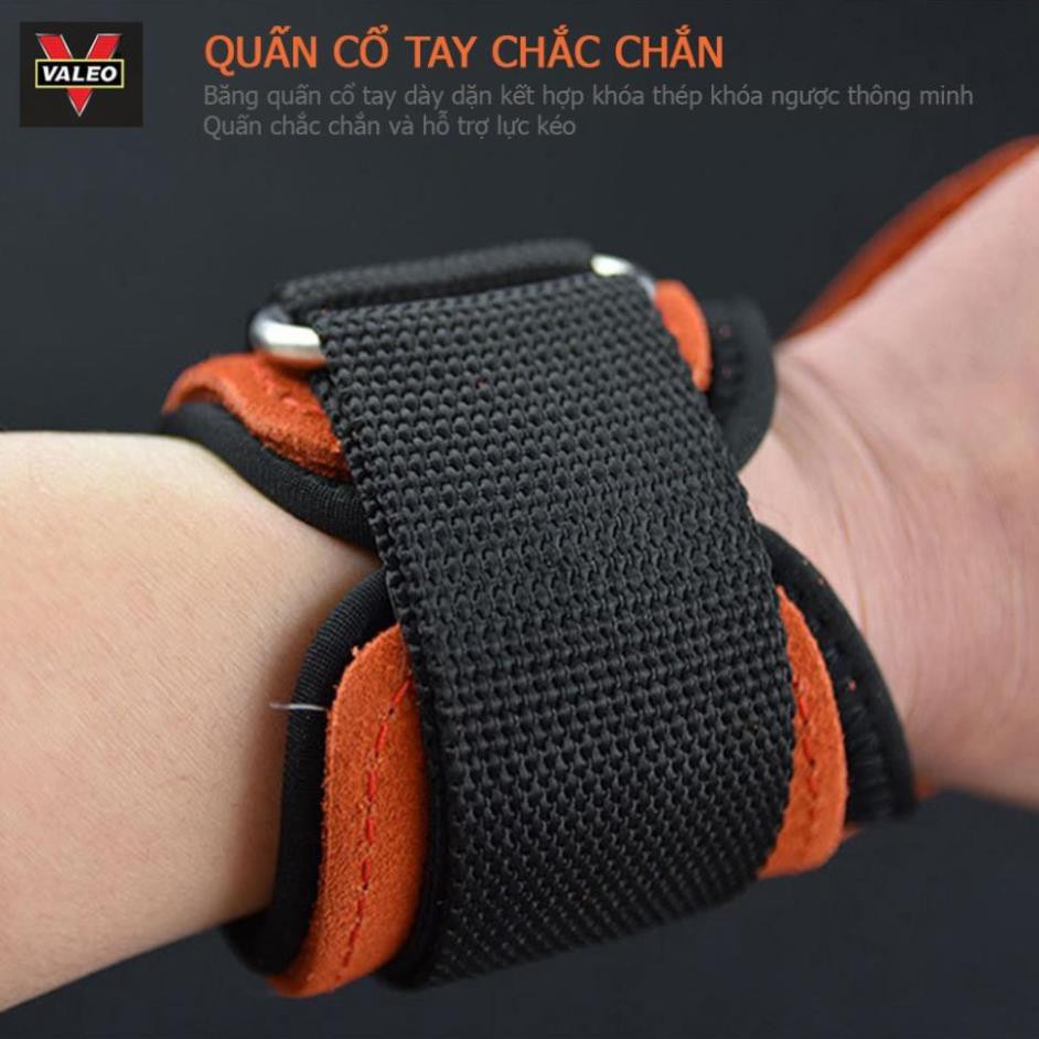 Dây Kéo Lưng - Găng Tay Tập Gym - Dây Kéo Lưng - Lifting Grips ( Lót Tay & Kéo Lưng ) [1 Đôi]