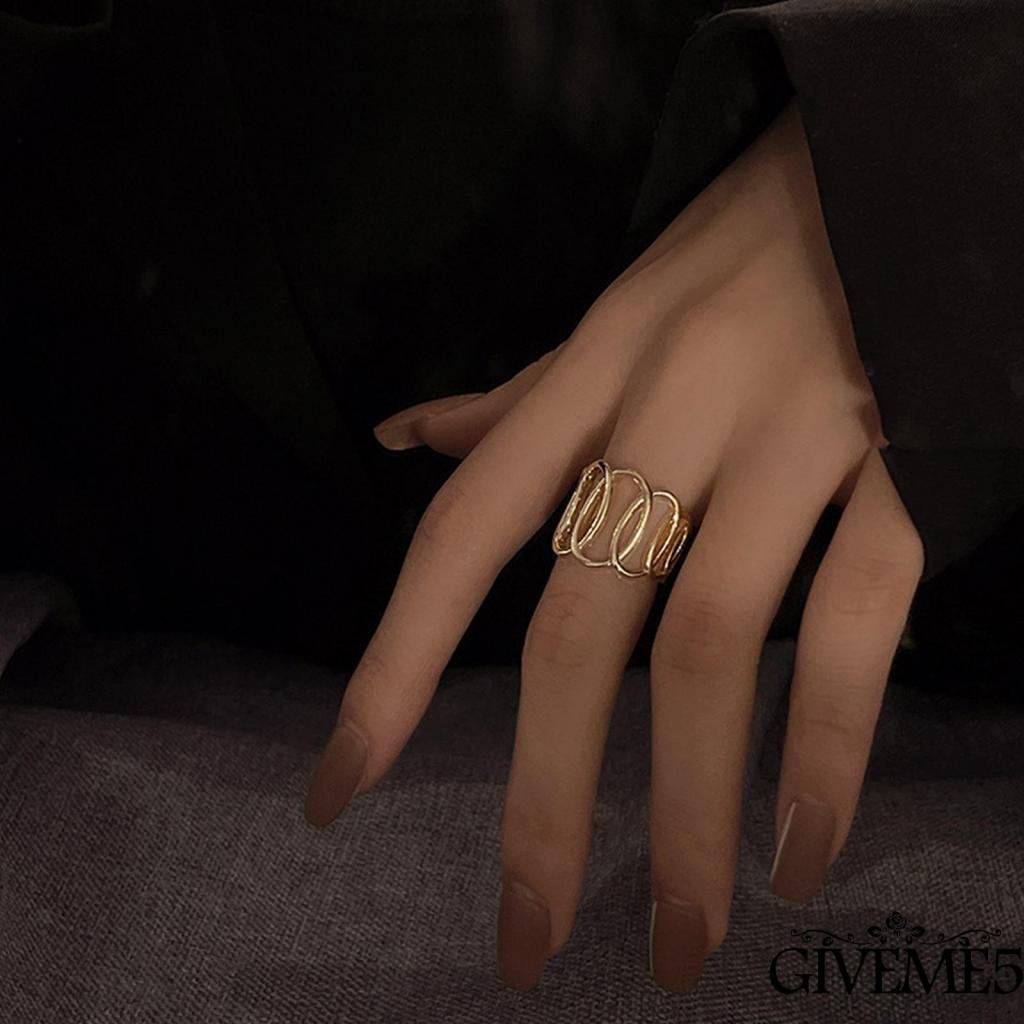 Nhẫn hở đeo chéo thời trang cho nữ