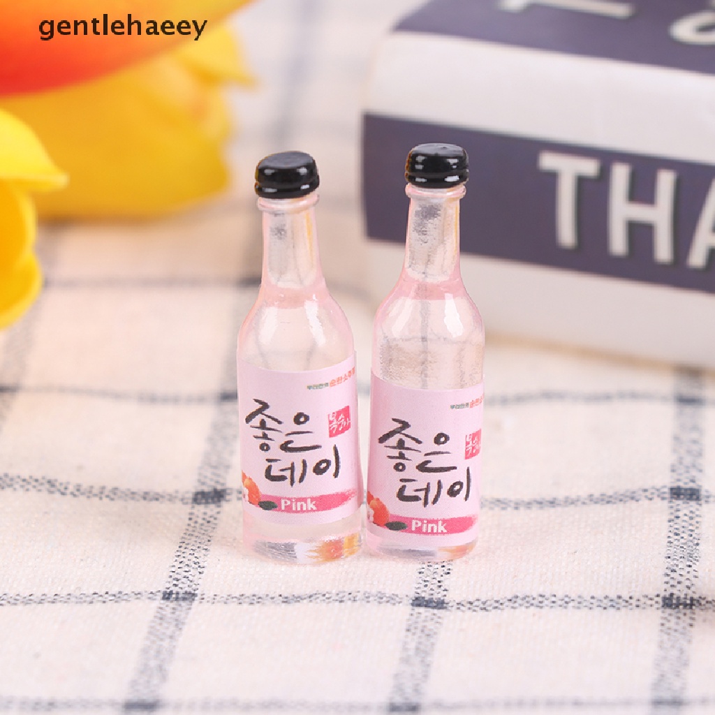 Set 10 Chai Rượu Mini Tỉ Lệ 1 / 12 Dùng Để Trang Trí Nhà Búp Bê