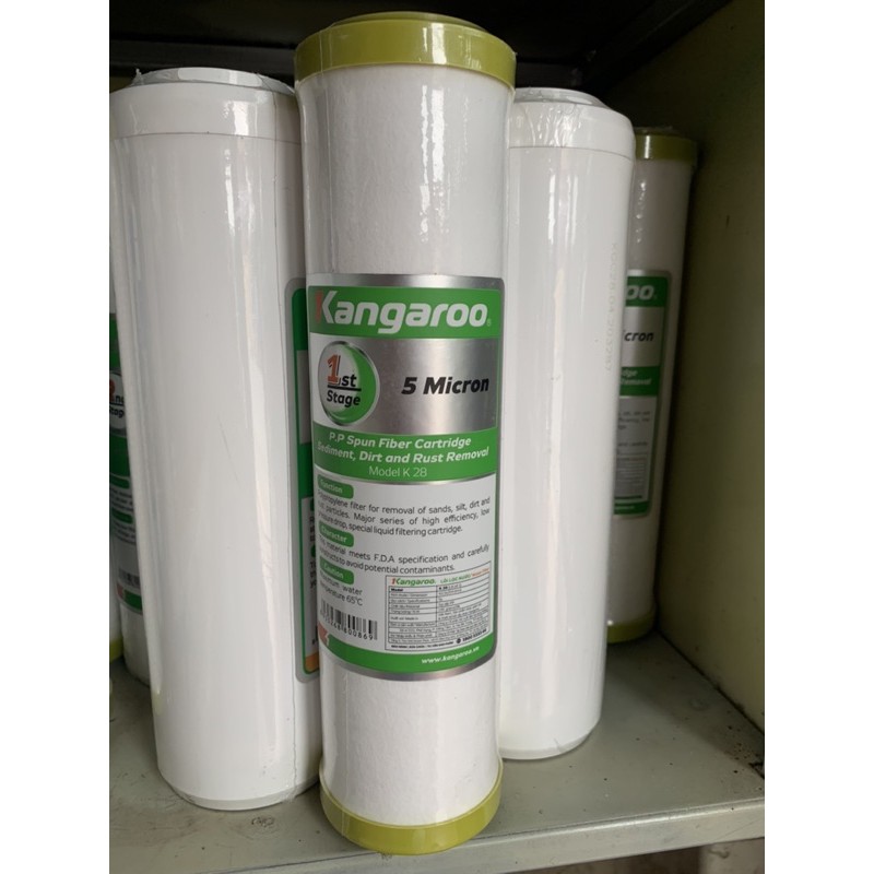 Lõi Lọc Nước Kangaroo số 1,2,3 ( Sản Phẩm Chính Hãng)