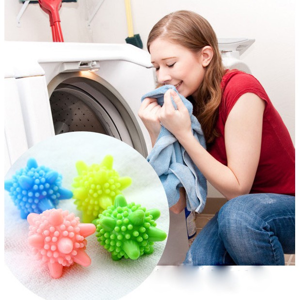 Bóng Giặt Quần Áo Cầu Gai Viên Mini Chống Nhăn Quần Áo
