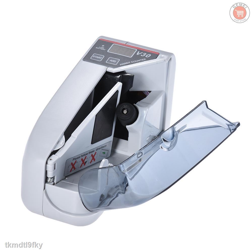 Nhập khẩu Máy đếm tiền mini cầm tay chạy bằng pin chuyên dụng