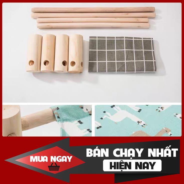 [ RẺ VÔ ĐỊCH ] Giường ngủ gỗ cao cấp dành cho thú cưng
