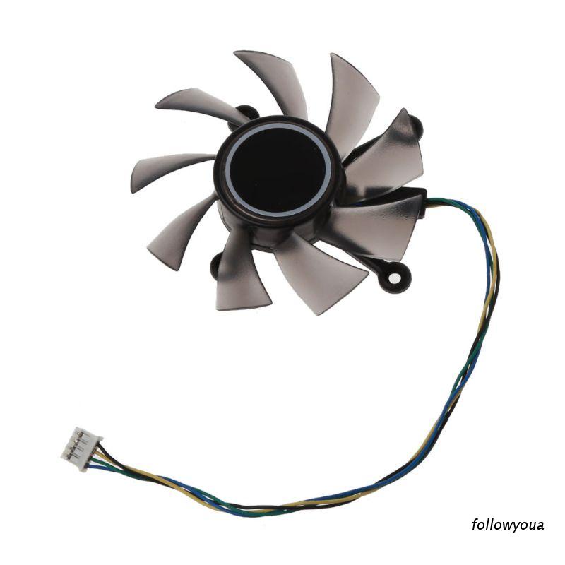 Quạt tản nhiệt 4pin R128015SU 75mm 0.50AMP tiện dụng cho EAH5830 GTS 260 450