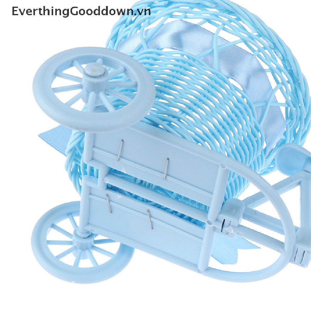Giỏ Hoa Hình Xe Đạp Ba Bánh Nhỏ Xinh Để Bàn Trang Trí Nhà Cửa / Văn Phòng