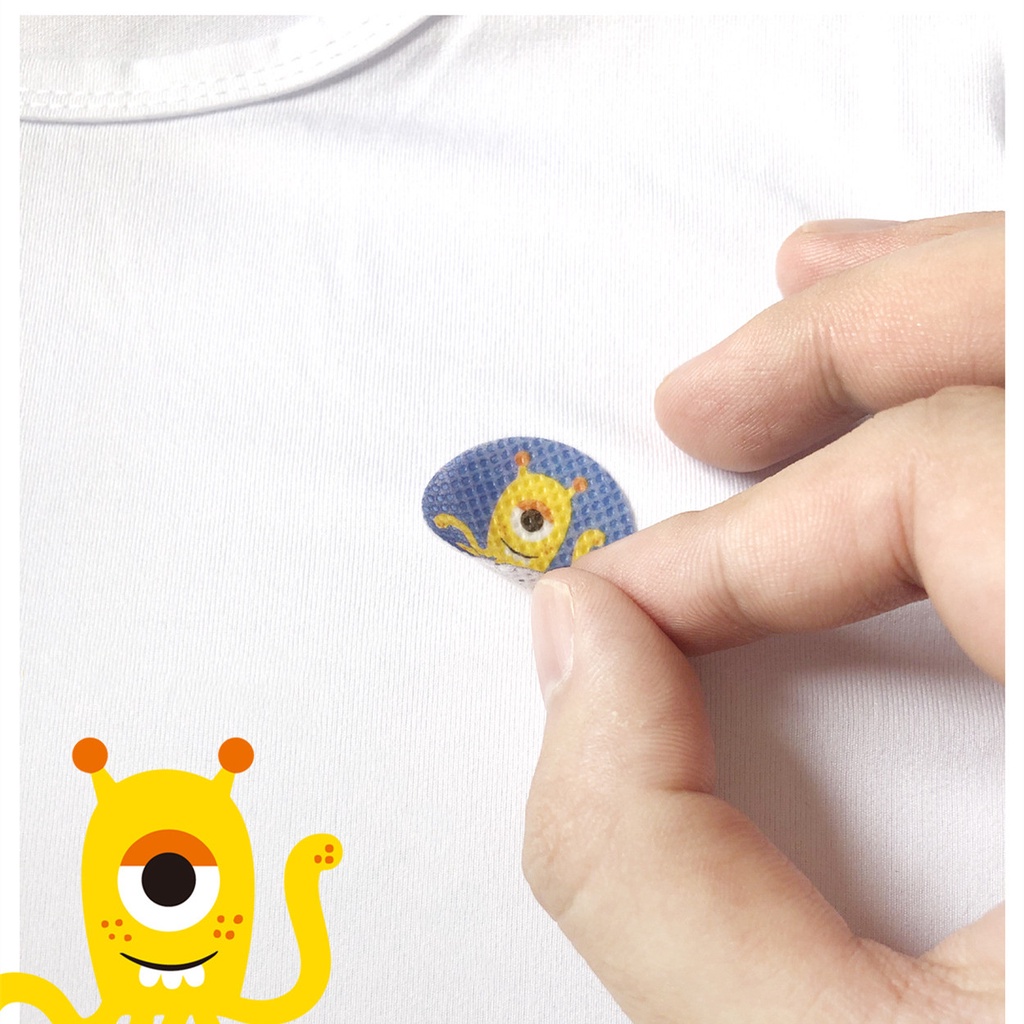 Set 6 Miếng Dán Chống Muỗi Họa Tiết Hoạt Hình Cho Bé