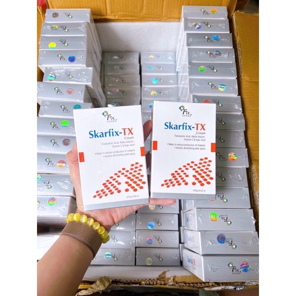 Kem Skarfix-Tx Mờ Nám, Giảm Thâm 15g Kem dưỡng da skafix chính hãng 15g
