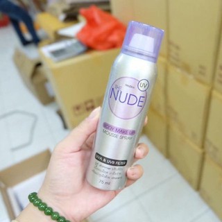 TẤT PHUN MISTINE THE NUDE BODY MAKE UP