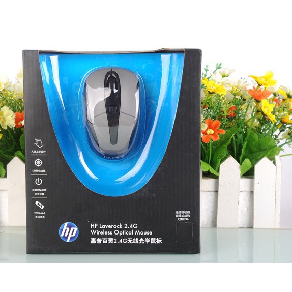 (GIÁ SIÊU RẺ) CHUỘT KHÔNG DÂY HP LAVEROCK 2.4G FULLBOX (SHOP YÊU THÍCH)