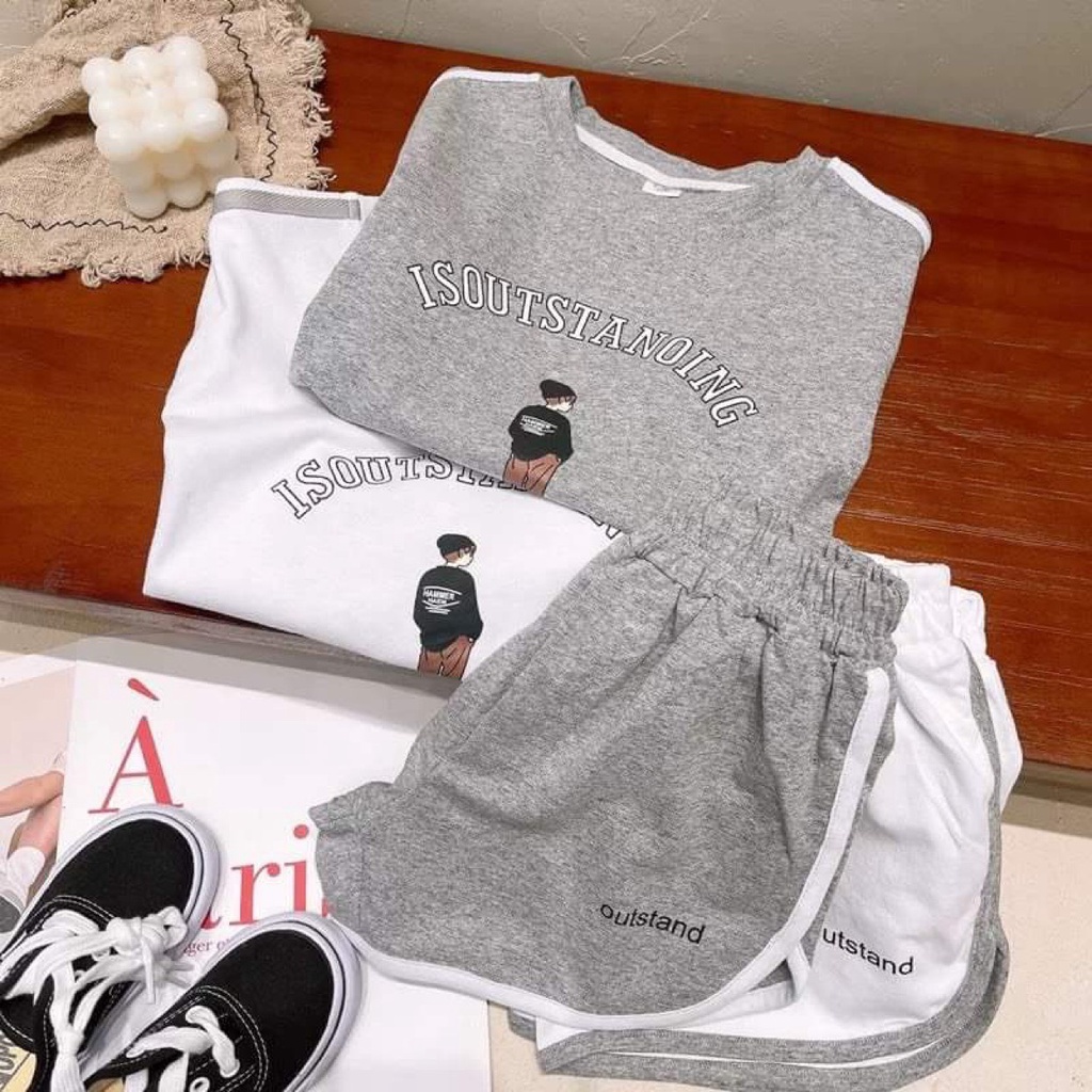 Bộ Cộc Tay Cho Bé Trai - Bộ Isout Phong Cách Hàn Quốc Cho Bé Từ 7-28kg Ken Store