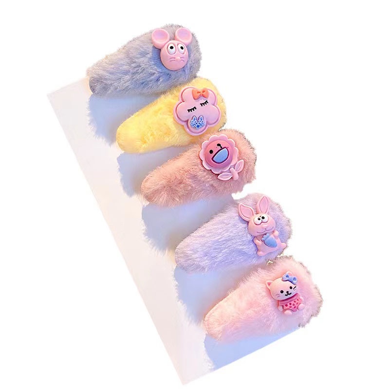 Set 5 Kẹp Tóc Xinh Xắn Dành Cho Bé Gái