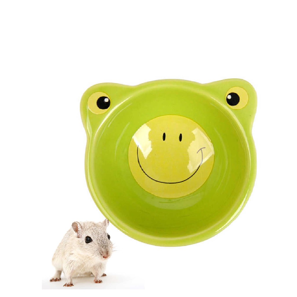 Bát ăn sứ hình con Ếch , Lợn &amp; Gấu cho hamster