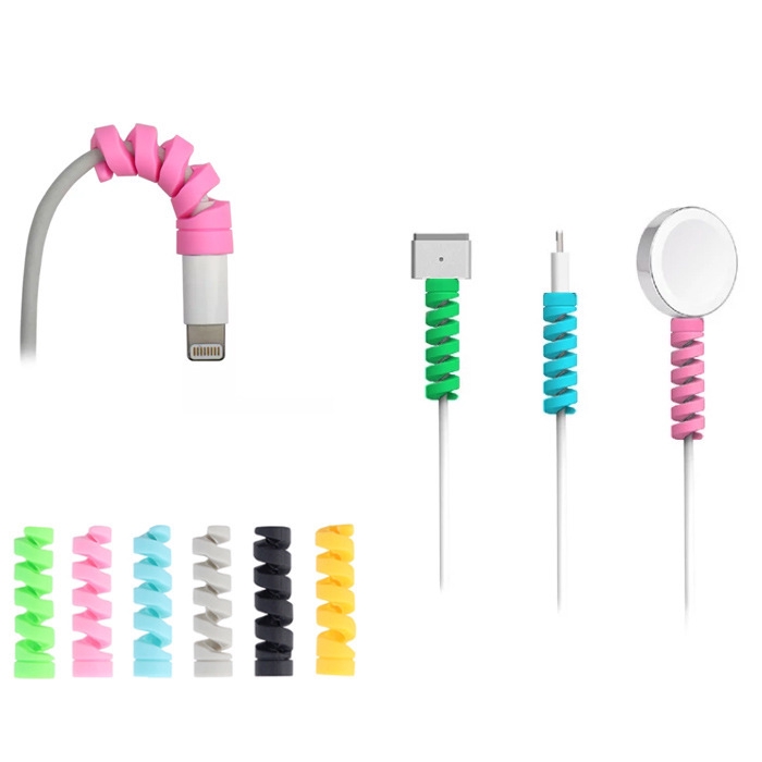 Phụ kiện bảo vệ dây cáp sạc thích hợp cho iPhone iPad MacBook Tablet Xiaomi Samsung Huawei