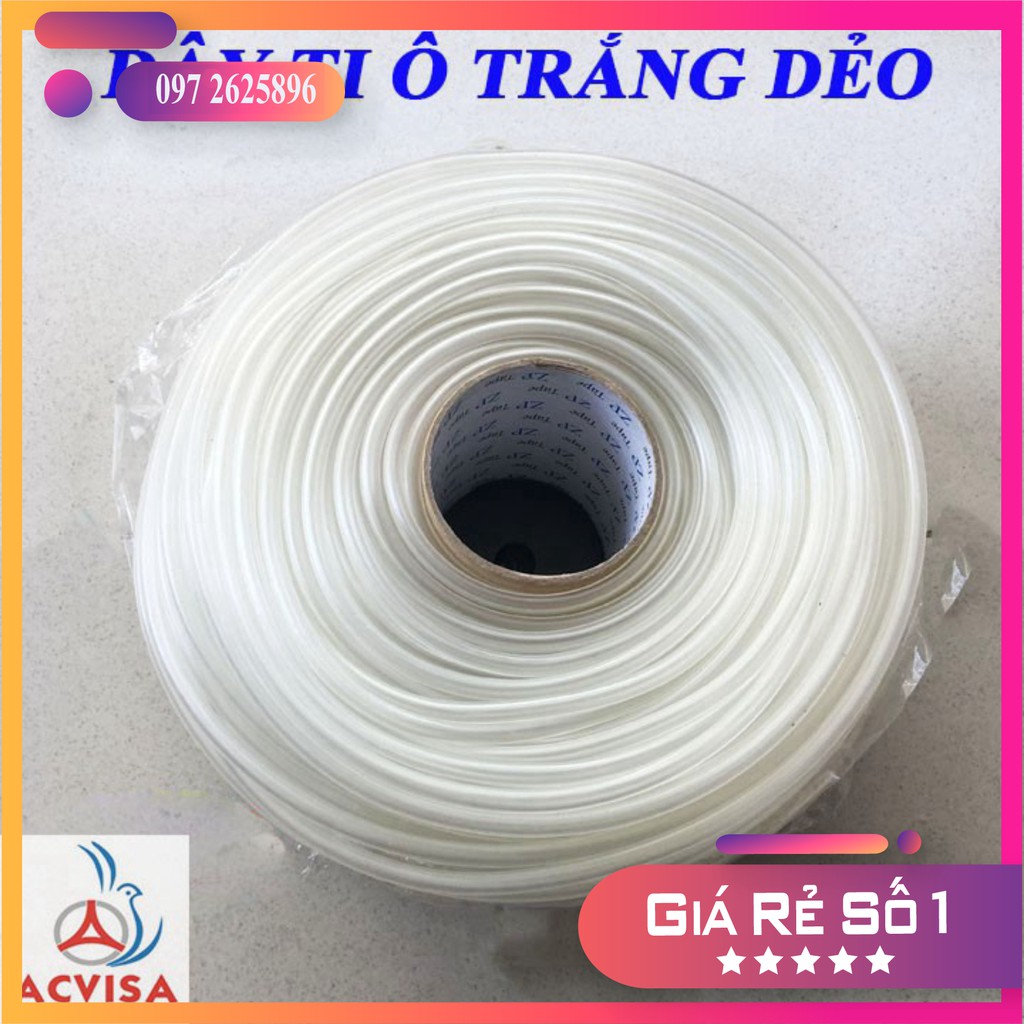 Dây tio, ống nước tio nhựa mềm dẻo trong suốt - Bán theo mét