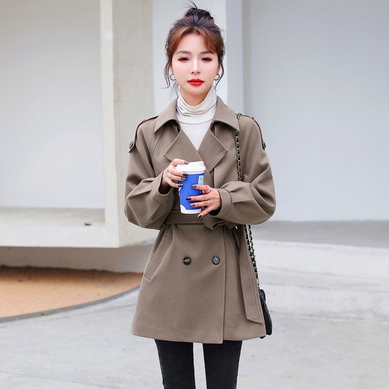 Áo Khoác Len Cotton Dày Dặn Cổ Cao Nửa Có Túi Và Bóng Lông Ấm Áp Cỡ Lớn Thời Trang Cho Nữ 2021 Plus | BigBuy360 - bigbuy360.vn