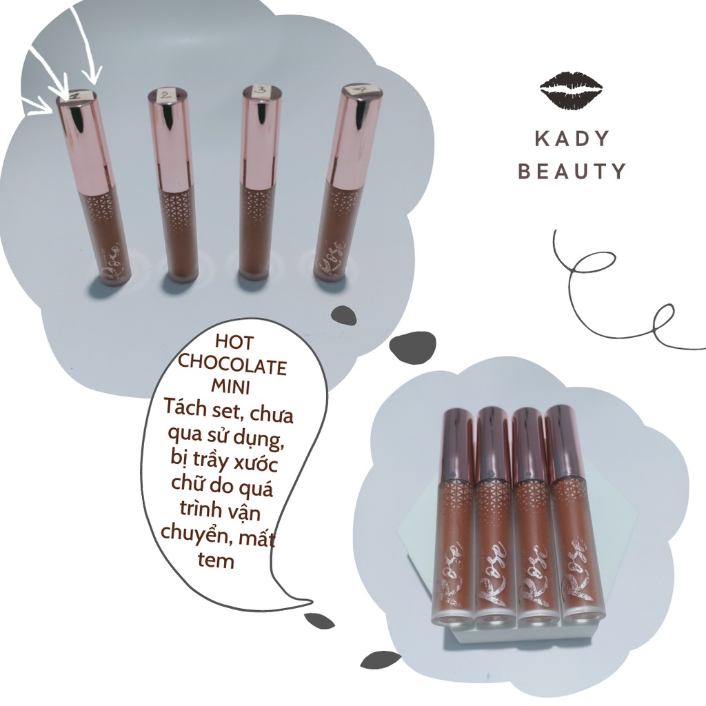 [Minisize - trầy chữ] Son Kem Lì Touch Of Rose - 1ml | BigBuy360 - bigbuy360.vn