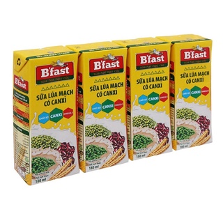 Thùng 48 Hộp Sữa Lúa Mạch Có Canxi 180ml - B'fast