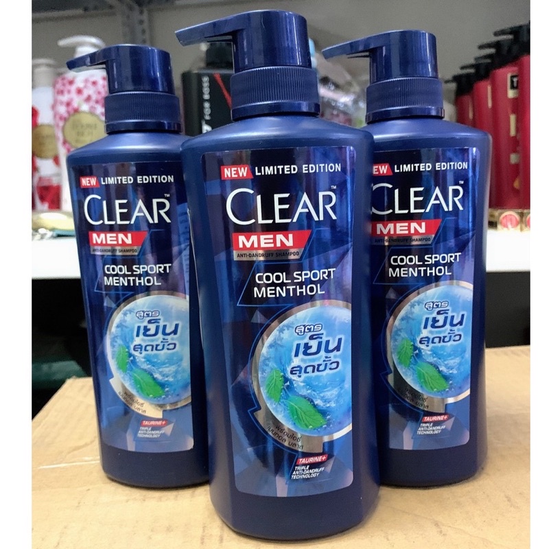 (Mẫu Mới) Dầu gội đầu CLEAR 450ml cao cấp các mùi-Thái Lan