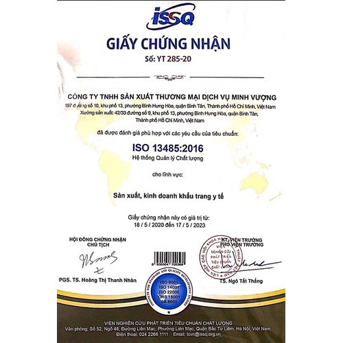 Khẩu trang y tế  Minh Vượng 4 lớp cao cấp không xù lông, đau tai hộp 50 cái | BigBuy360 - bigbuy360.vn