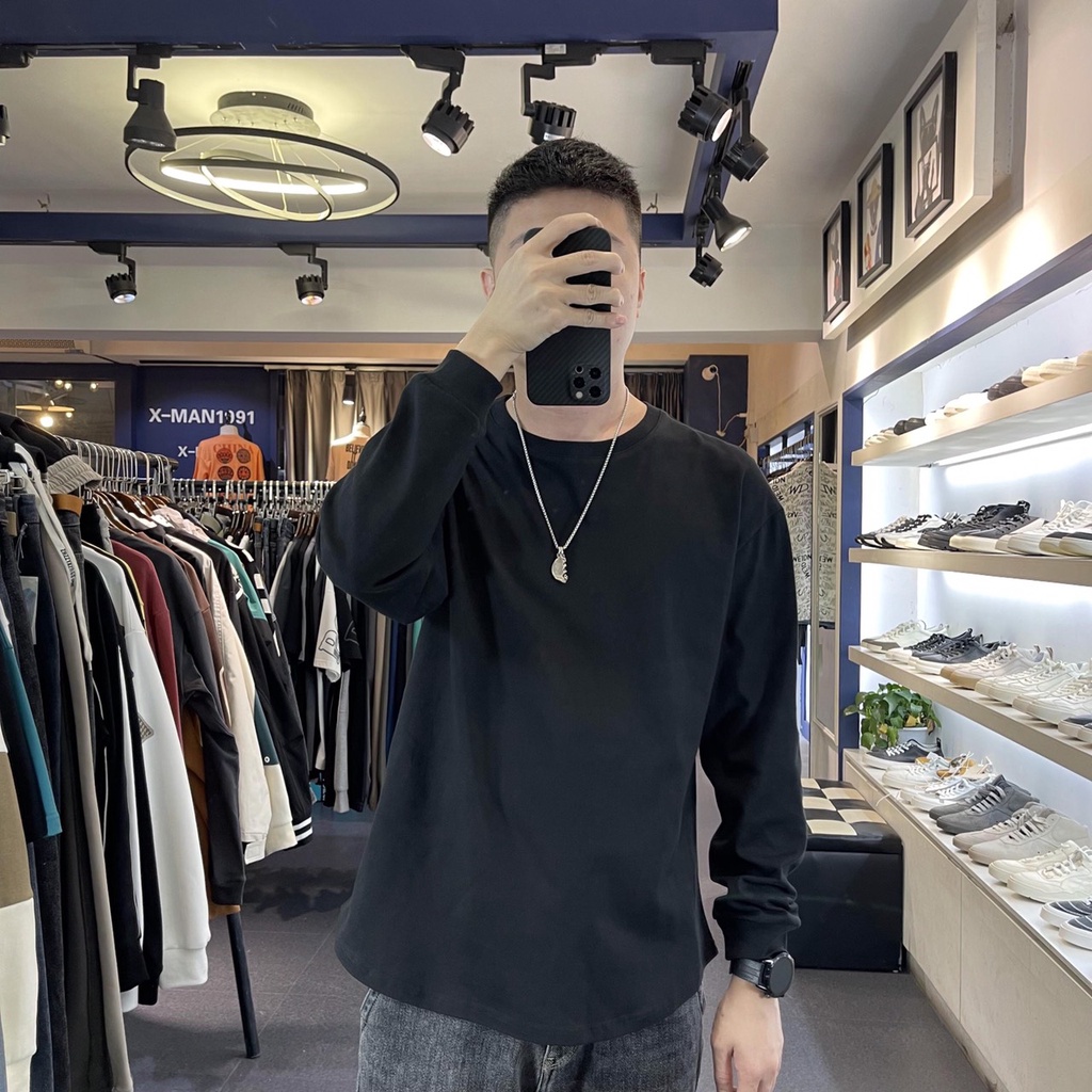 Áo Thun Dài Tay Sweater Vạt Bầu Cao Cấp Dài Tay