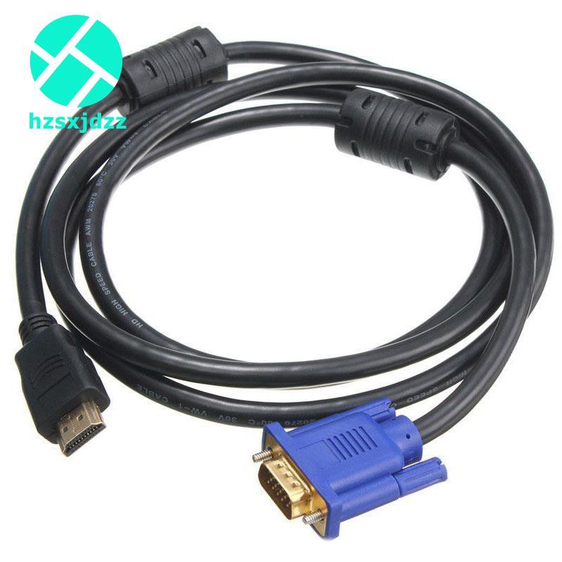 Cáp chuyển đổi HDMI sang VGA HD15 dài 1.8m chuyên dụng cho máy tính